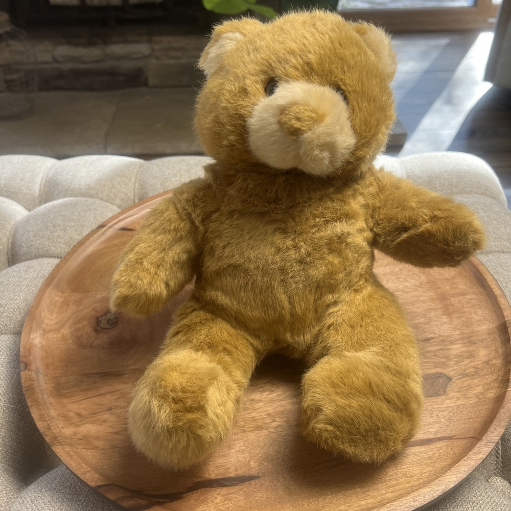 Build A Bear Workshop Lil Cub Butterscotch 1997 Vintage Plush Teddy Stuffed 13"
